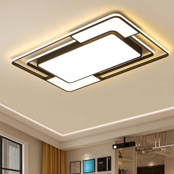 LED Димируем Плафон + дистанционно управление 98W